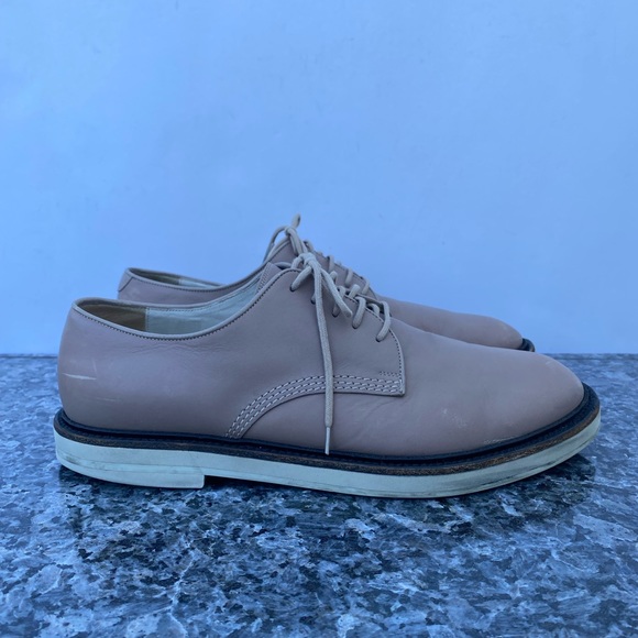 GUCCI Calfskin Cirano Lux Mens Lace-up Oxfords Size 9 Chalk main image 10